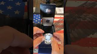 JUST RELEASED 2024 Morgan Dollar Proof silver coin from the US Mint shorts silver coin [upl. by Jacquelynn]