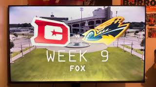 Week 9 UFL on FOX DC Defenders vs Memphis Showboats Intro [upl. by Ardel]