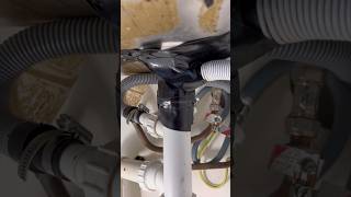 Replacing kitchen sink waste and trap Pt 2 howto asmr diy plumbing plumber kitchen sink [upl. by Aicirtam473]