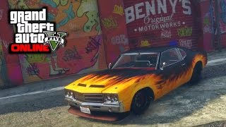 GTA 5 PS4  Bennys Sabre Turbo Custom Car Showcase GTA V DLC [upl. by Ttegirb]