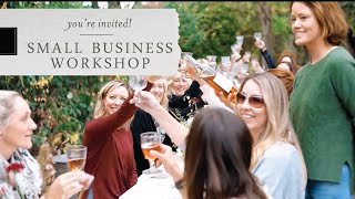 Join us Small Business Workshop The Boxwood Avenue Creative Business Retreat [upl. by Hose]