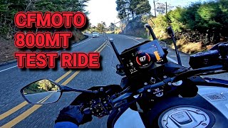 CFMOTO 800MT Test Ride POV  Quickshifter 😔  Medina Motors [upl. by Maury994]