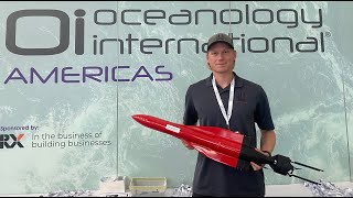 Oceanology International Americas booth video AUV ASV aquaticdata [upl. by Feucht]