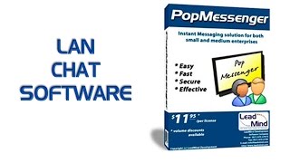 LAN chat amp instant messenger software Pop Messenger [upl. by Ted]