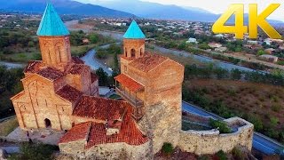 Gremi fortress  გრემის ციხე  Крепость Греми   4K aerial video footage DJI Inspire 1 [upl. by Ettenot]