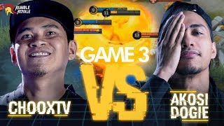 DOGIE VS CHOOX TV  Realme Mobile Legends Cup GAME 3 [upl. by Nahallac]