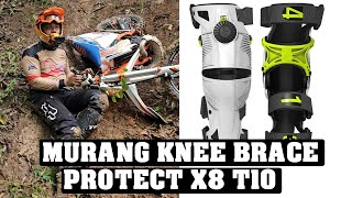 Affordable knee brace protect t10 review and test mobius X8 clone [upl. by Cosenza993]