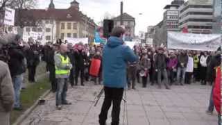 Demo in Stuttgart gegen den Bildungsplan am 01022014 2 [upl. by Nesaj]