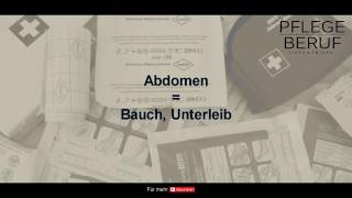 Medizinische Fachbegriffe mit Übersetzung ins Deutschlateinische Begriffe in Medizin Teil 1 [upl. by Sahpec]