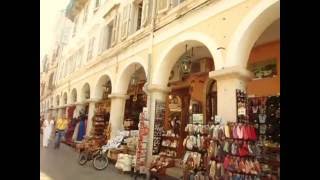 2016 Corfu old town Nikiforou Theotoki street [upl. by Puto]