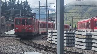 Matterhorn Gotthard Bahn Andermatt [upl. by Aened999]