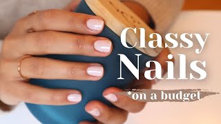 How to At Home Manicure  DIY Natural Nails with Salon Results [upl. by Spurgeon]