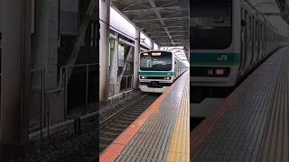 JR常磐線E231系電車 JR柏駅 [upl. by Aihcrop604]