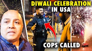 Diwali Celebration in USA Interrupted by COPS [upl. by Ycniuqal793]