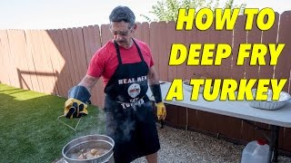 How to Deep Fry A Turkey  Step By Step Guide [upl. by Kendy383]