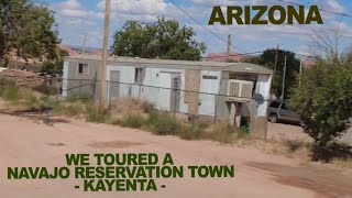 ARIZONA We Toured A Navajo Indian Reservation Town  KAYENTA [upl. by Aisatnaf]