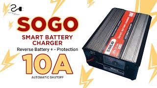 SOGO  Smart Battery Charger  10A DC 12V [upl. by Malinde446]