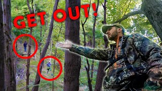 TRESPASSERS COME TO MY TREESTAND AND Ruin My First Hunt [upl. by Carlton]