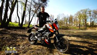 KTM Duke 125 teszt Prágában [upl. by Alyahs]