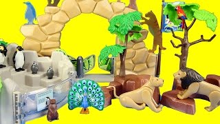 Playmobil City Life Large Zoo Toy Wild Animals Building Set Build Review [upl. by Stephenson]