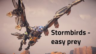 Horizon Zero Dawn Remastered  Storm Birds are easy prey [upl. by Lesslie]