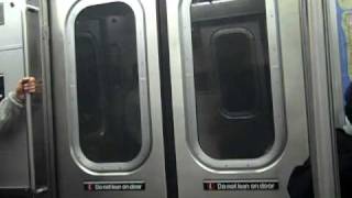 Ride on MTA R160B seimens N train w no HVAC GREAT SOUND 53 St to 36 St [upl. by Annaid]