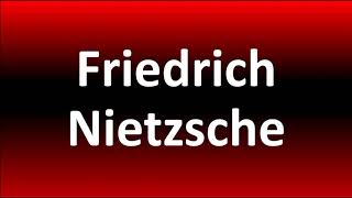 How to Pronounce Friedrich Nietzsche [upl. by Tterrab]