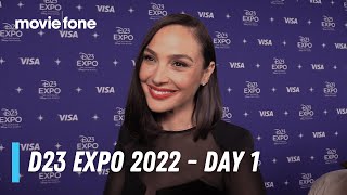 D23 Expo 2022  Disney Studio Presentation Exclusive Interviews  Moviefone TV [upl. by Lodovico]