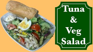 Tuna amp Veg Salad Recipe in Tamil  Easy and Healthy Meal  Mixed Salad [upl. by Anahpets]