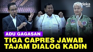 🔴 FULL  Anies Prabowo Ganjar di Dialog Capres Bersama Kadin [upl. by Dnalyaw]