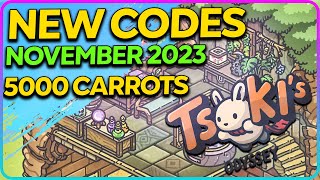 Tsukis Odyssey NEW Codes November 2023 [upl. by Itsa]