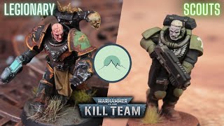 SCOUT SQUAD vs LEGIONARY Kill Team Battle Report [upl. by Eon]