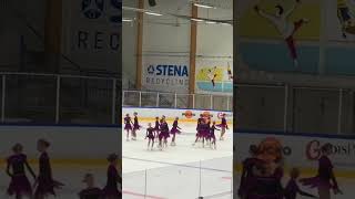 Team seastar TKK Kungsbacka Synkropokal 2024 descendants disney iceskating [upl. by Snashall]