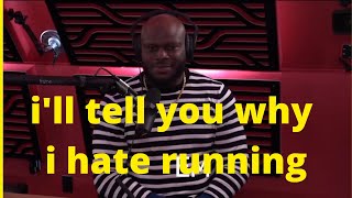 Derrick Lewis Tells Joe Rogan Why He Hate Running [upl. by Gulick]