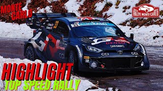 The Best Moments  WRC Rally Monte Carlo 2024  Highlight Top Speed Rally FlatOut  WRC 2024 [upl. by Boy]