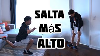 Como MEJORAR SALTO sin salir de tu casa ⚡️ con 5 ejercicios [upl. by Ecirtra]