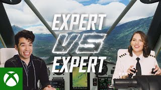 Real Pilot Takes Gamer on a check ride in Microsoft Flight Simulator  Expert VS Expert [upl. by Hanford]