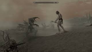 Skyrim  Giant vs Lurker Vindicator [upl. by Ixela775]