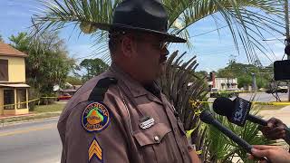 Florida Highway Patrol Sergeant Brian Speigner gives details about the incident that occurred [upl. by Maeve]