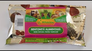 Limpezirea vinului in mod natural cu BENTONITA ALIMENTARA [upl. by Gertrude]