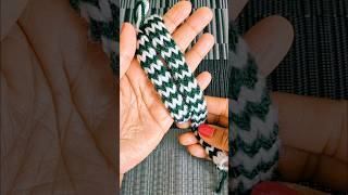 Superb easy🥰 beautiful crochet cord🤍💚🤍💚 crochet crochetcord handmade [upl. by Couture]