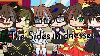 The Sides in dresses  Sanders Sides Gacha Club  DRLAMP [upl. by Kirstin]