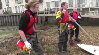 Brightlingsea Harbour Mud Rescue Training [upl. by Crispa725]