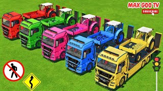 LOADER OF COLORS 🟢 GIGA Silage Loading With Mini Loaders To Big Loaders  Farming Simulator 22 [upl. by Lehar]