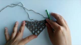 Spring Shawl Crochet Tutorial How to video [upl. by Mia23]