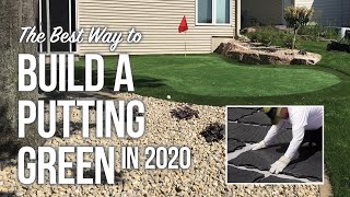 The Best Way to Build a Putting Green in 2020 [upl. by Vannie]