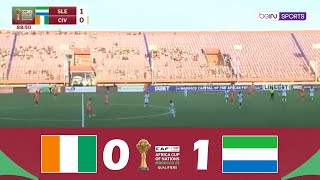 Côte dIvoire  Sierra Leone 01  Éliminatoires AFCON 2025  Résumé de Match [upl. by Rubio79]