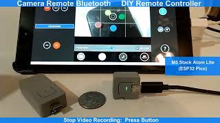 DIY Bluetooth Camera Remote Controller M5Stack Atom Lite [upl. by Branen]