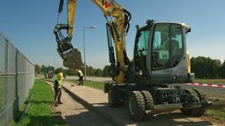 Wacker Neuson Mobilbagger EW65 Features 12 [upl. by Asenad893]