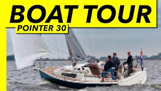 A new stylish 30 footer  Pointer 30 tour  Yachting Monthly [upl. by Korie]